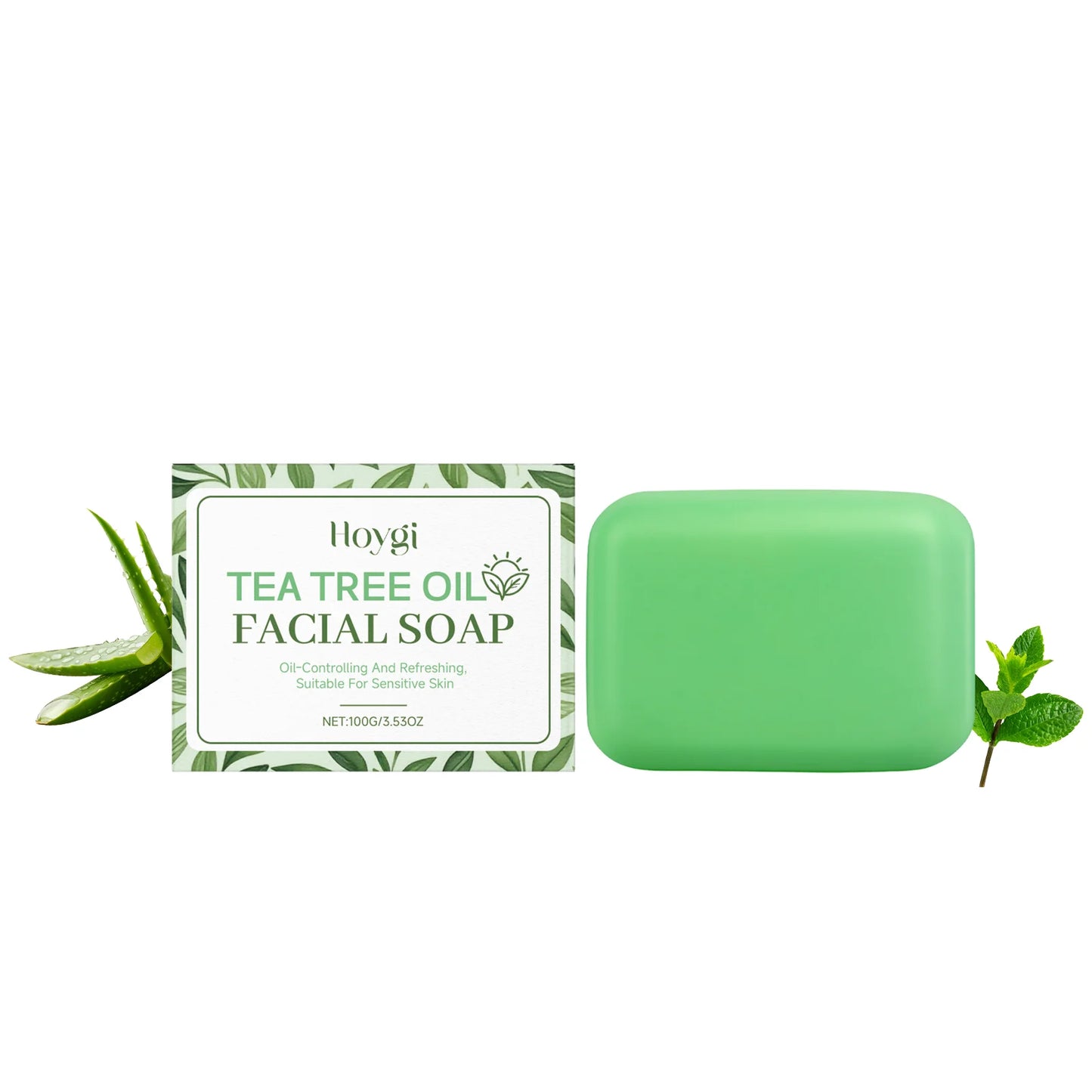Hoygi Tea Tree Oil Facial Soap For Sensitive Skin Hydration