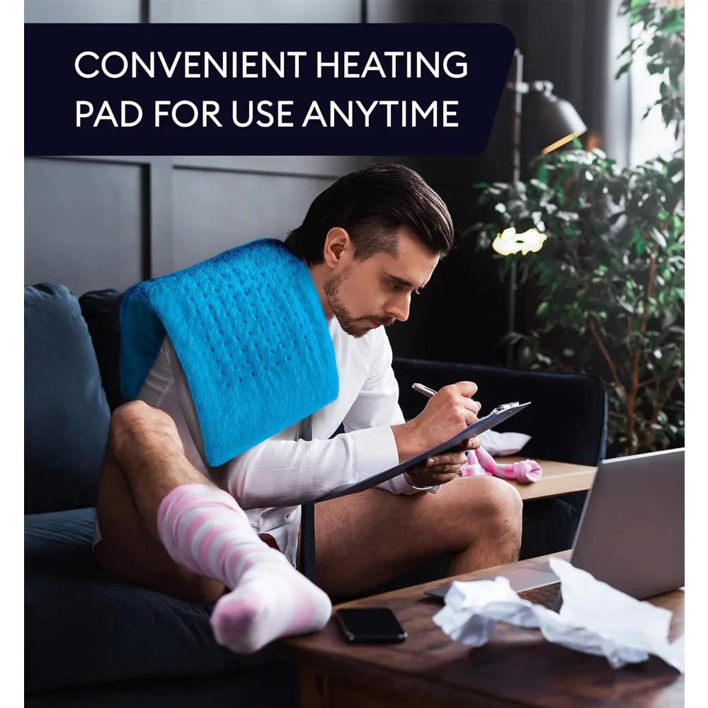 Electric Heating Pad for Back Pain Relief With Auto Shutoff