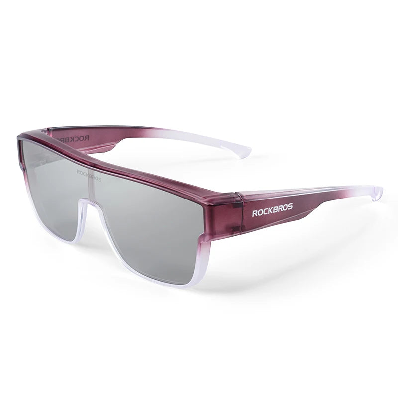 ROCKBROS Polarized Cycling Glasses UV400 Myopia Dual Wear