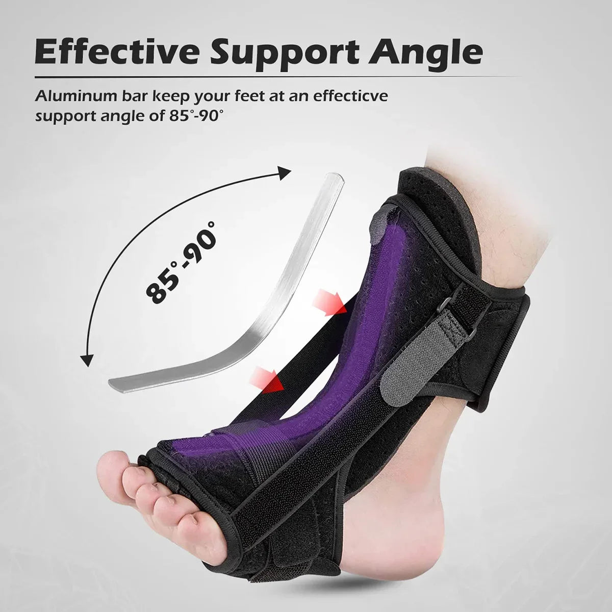 Plantar Fasciitis Night Splint Adjustable Foot Orthotic Brace Achilles Tendonitis