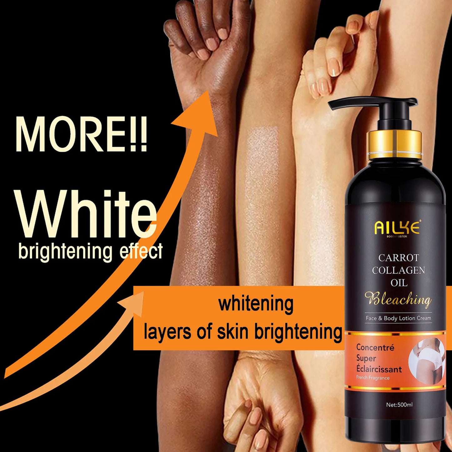 AILKE Collagen Skin Care Kit Whitening And Dark Spot Corrector
