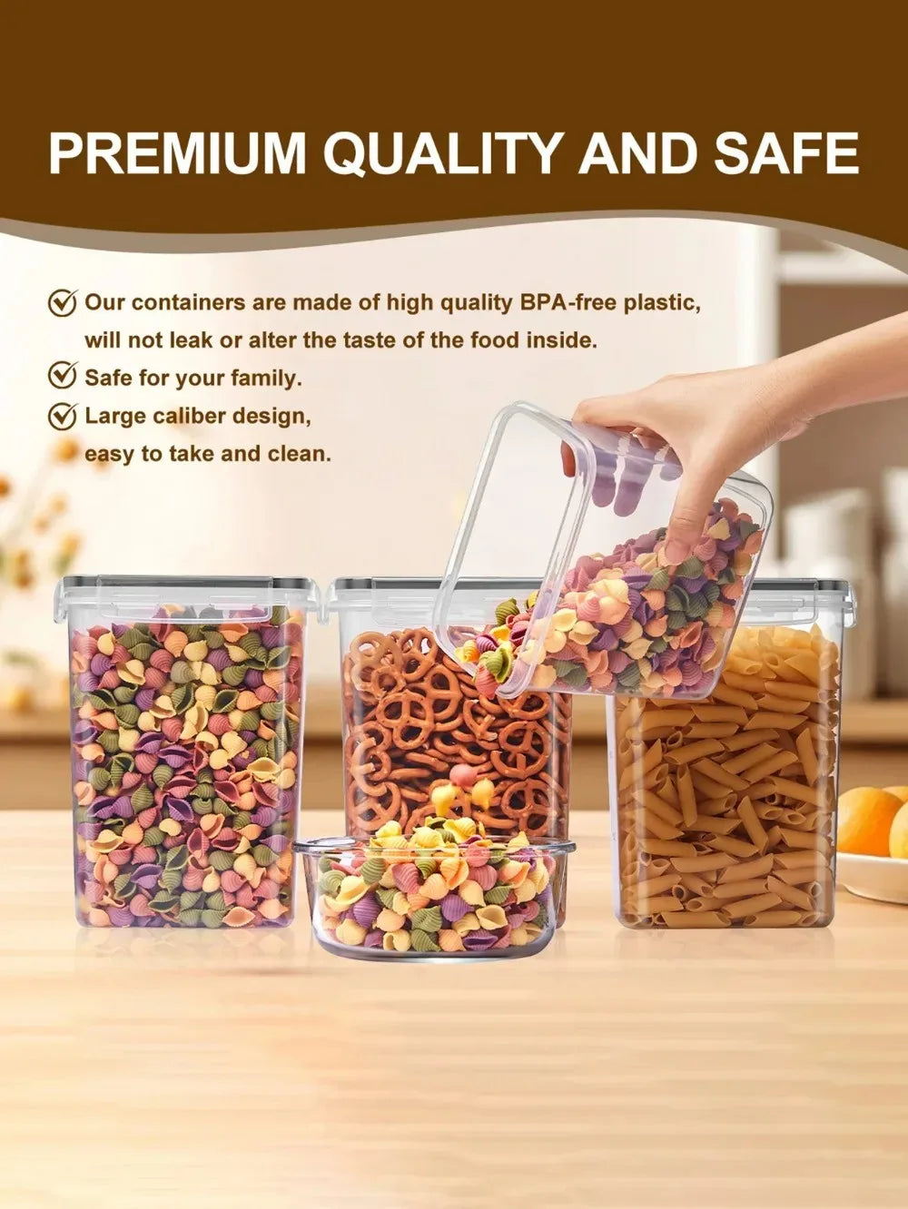 KYJG 24-Piece Airtight Food Storage Containers Set With Lids