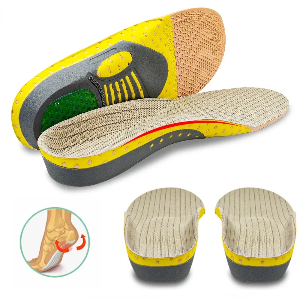 Orthotic Gel Insoles For Sneakers Arch Support Plantar Fasciitis