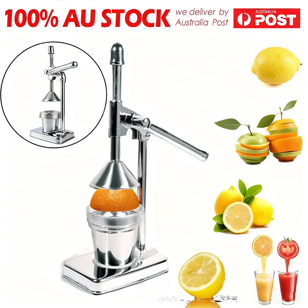 Stainless Steel Manual Juicer Handheld Fruit Vegetable Press