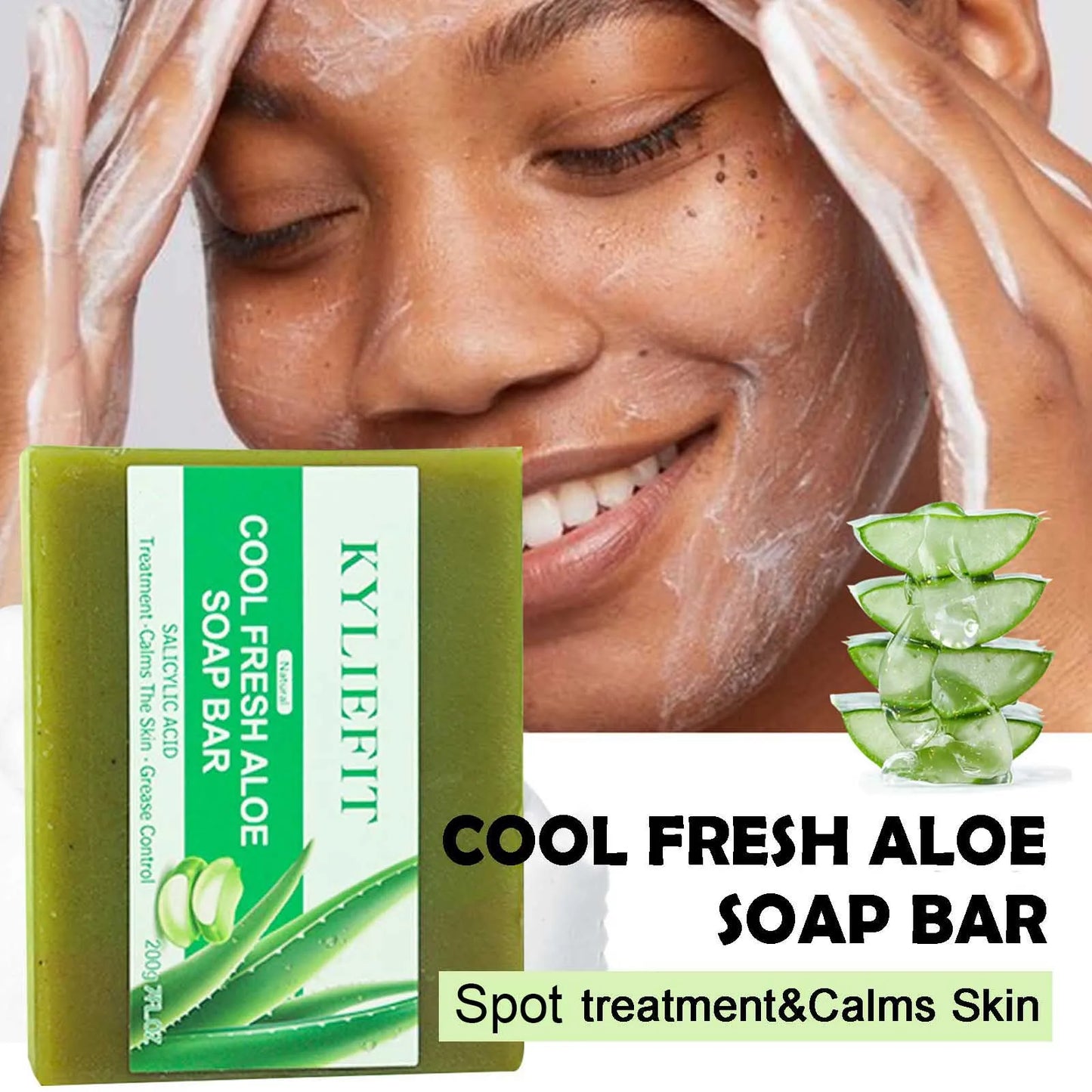 AILKE Natural Vanilla Aloe Scrub AHA 10 For Face Daily