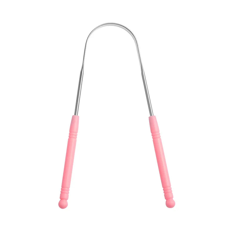 Stainless Steel Tongue Scraper For Bad Breath And Oral Hygiene