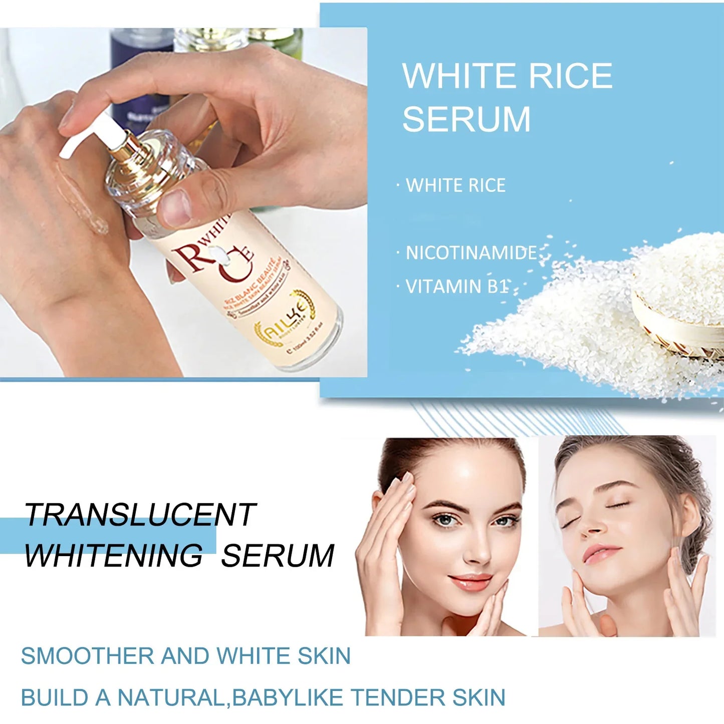 AILKE Hydrating Brightening Serum For Dark Spots And Fine Lines