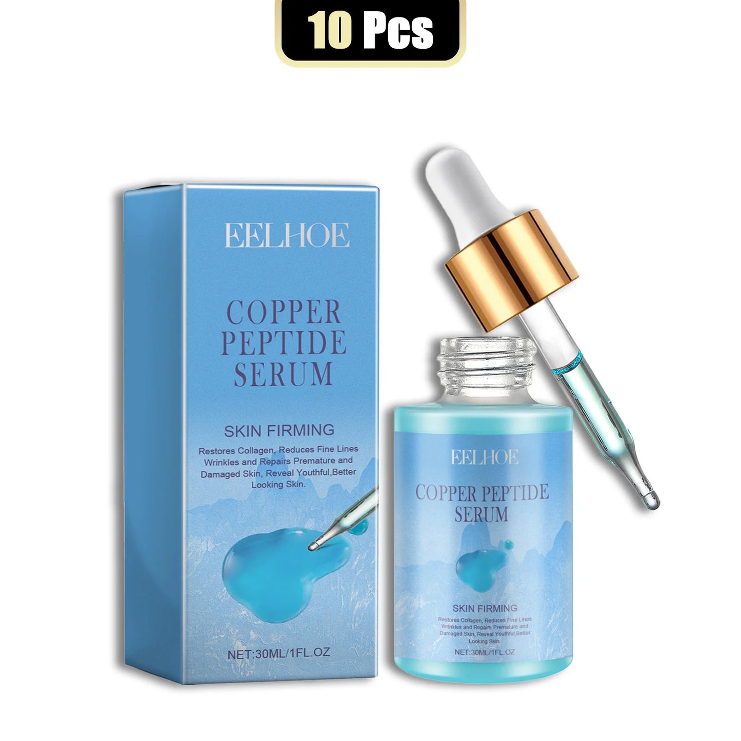 Eelhoe Copper Peptide Facial Serum Anti Aging Moisturizing Firming