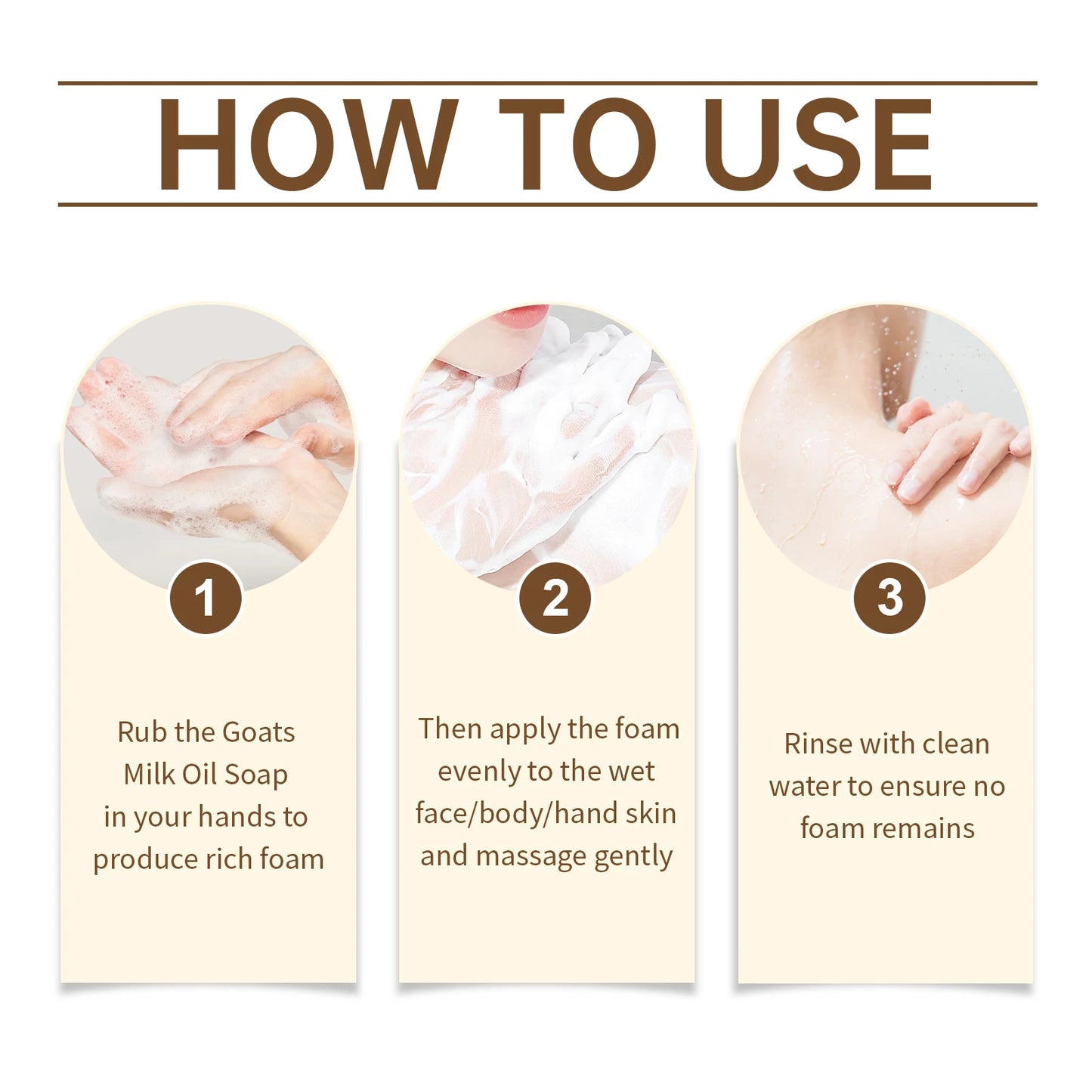 OceAura Natural Goats Milk Oil Soap For Hydration And Cleansing