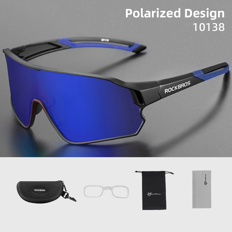ROCKBROS Polarized UV400 Sunglasses for Outdoor Cycling