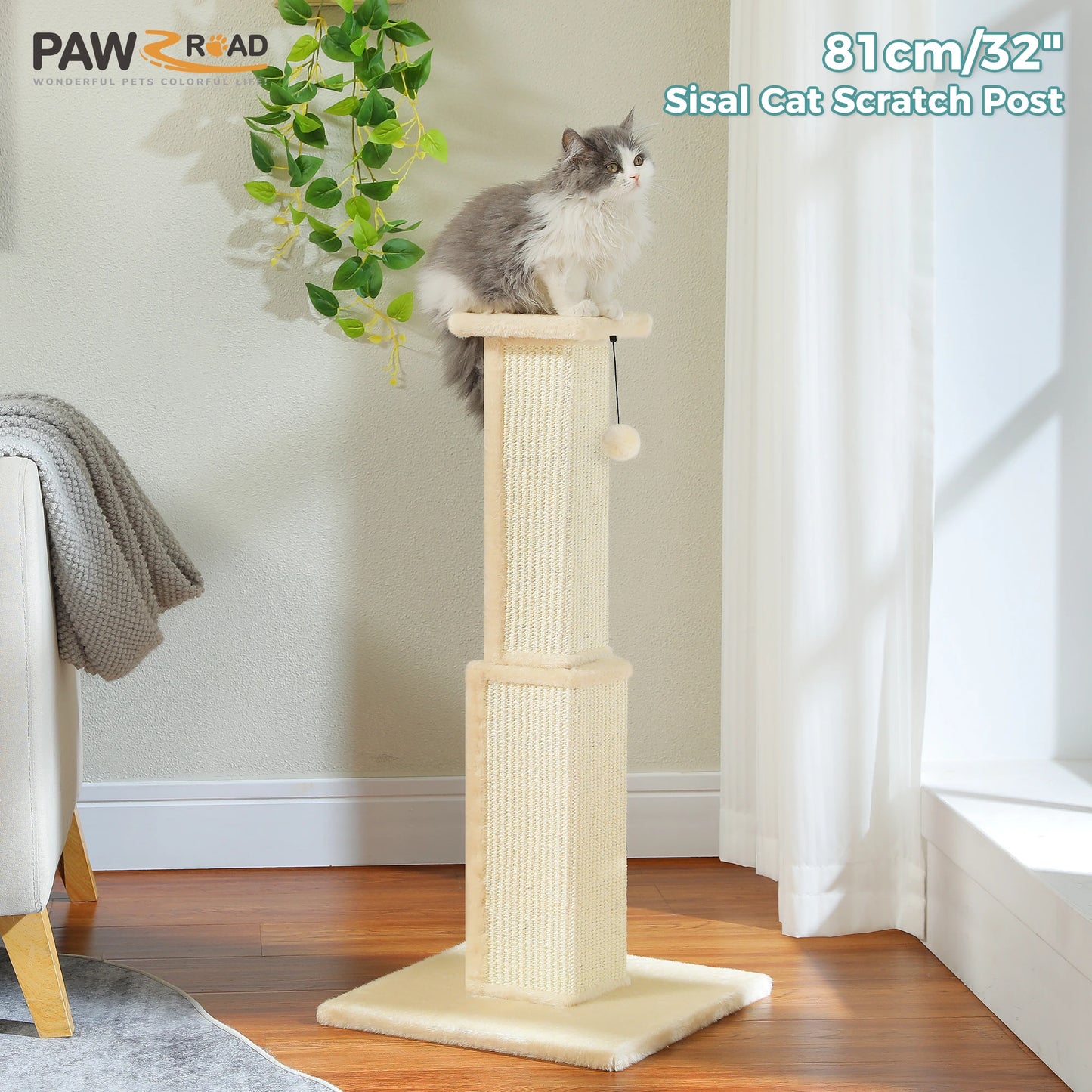 PAWZ Road Ultimate Cat Scratching Post For Indoor Cats