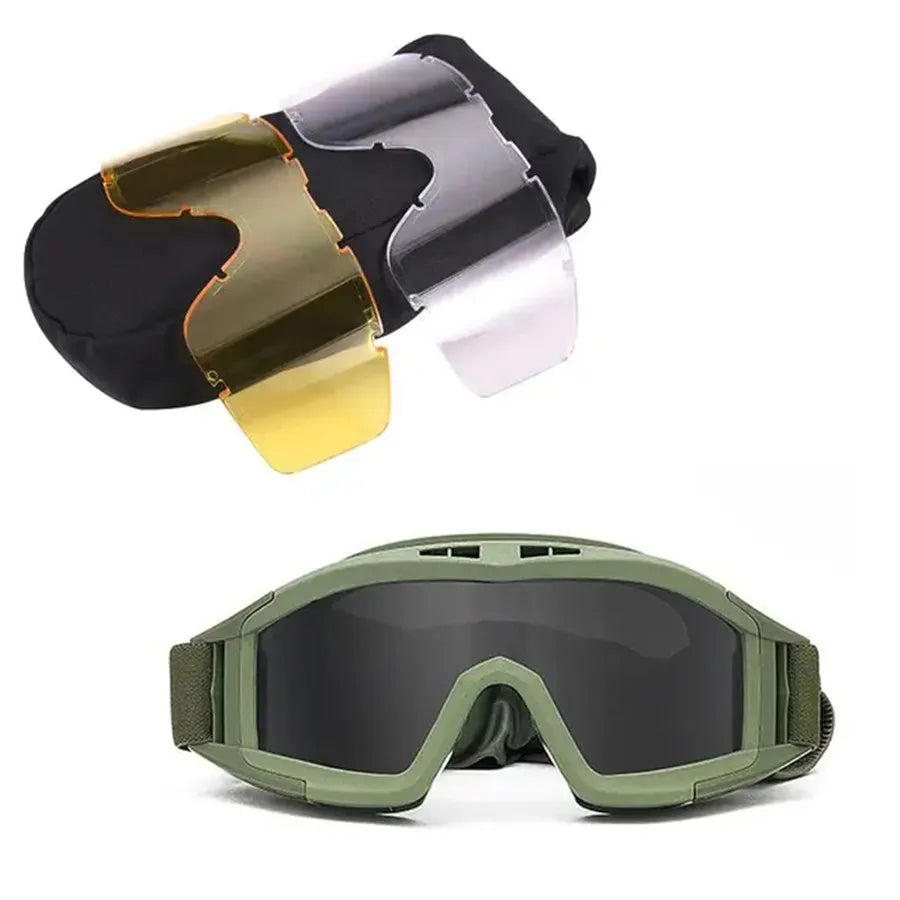Explosion Proof Tactical Goggles Anti Impact For Airsoft And Paintball