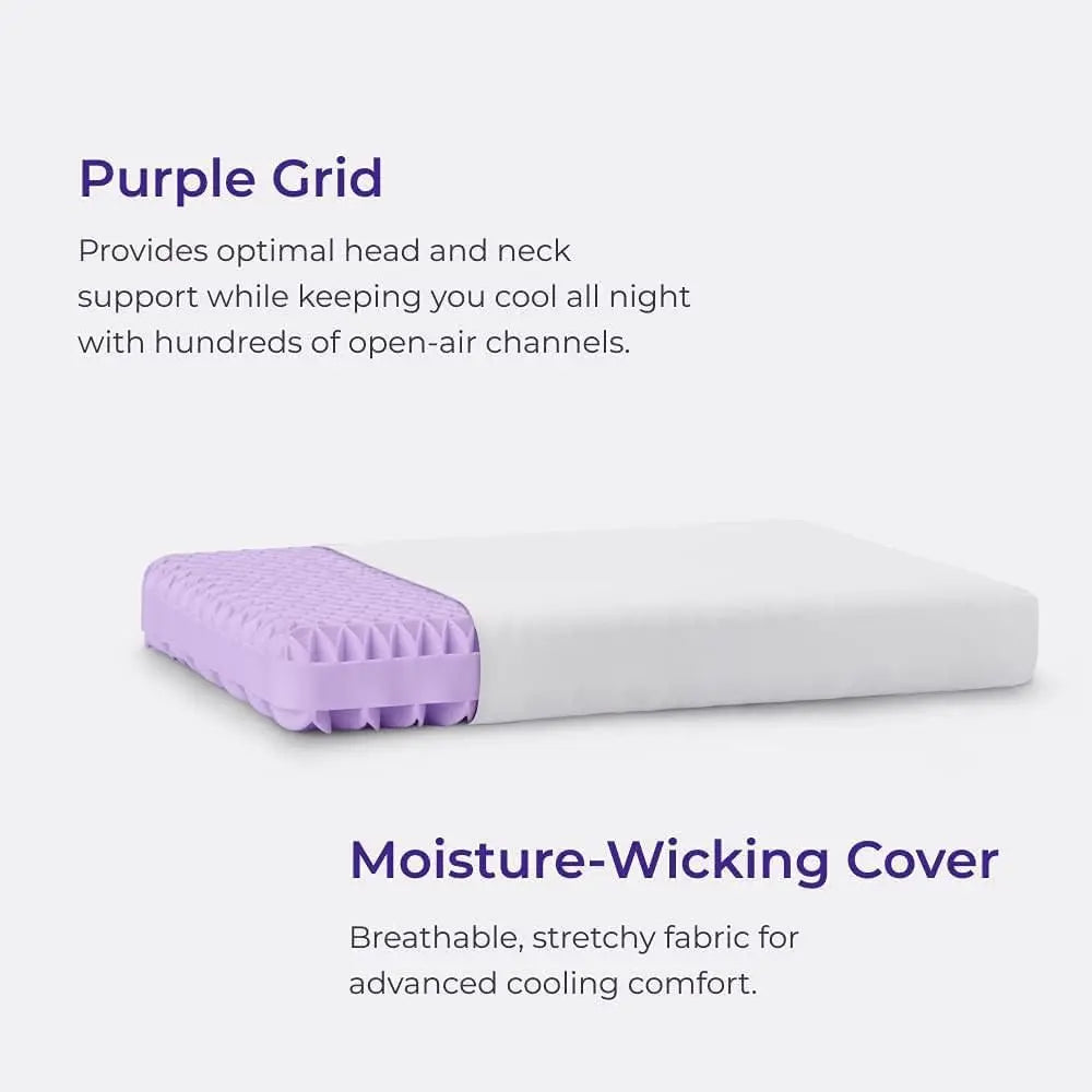 Adjustable Pillow With GelFlex Grid For Ergonomic Support And Height