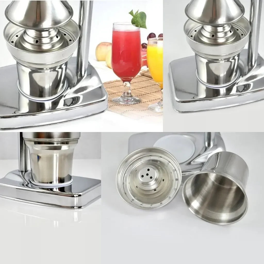 Stainless Steel Manual Juicer Handheld Fruit Vegetable Press