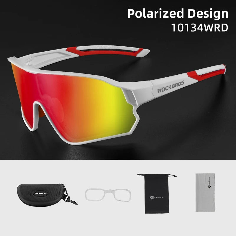 ROCKBROS Polarized UV400 Sunglasses for Outdoor Cycling