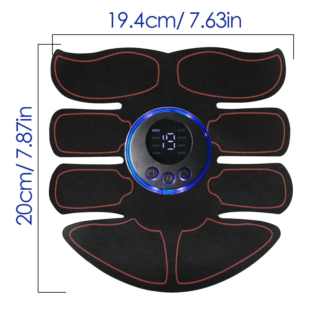 Raiuleko 8 Modes EMS Wireless Muscle Stimulator Fitness Trainer Abs