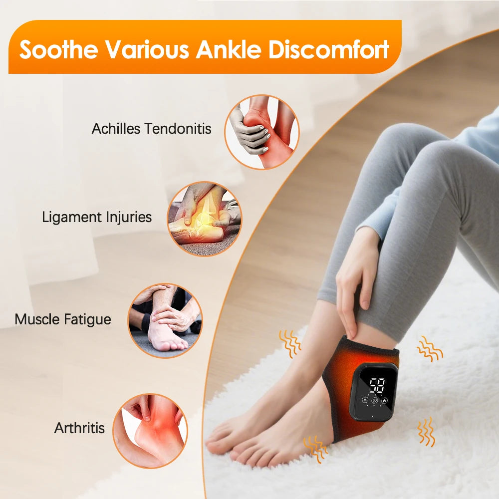 PASTSKY Electric Heating Ankle Guard With Three Heat Levels