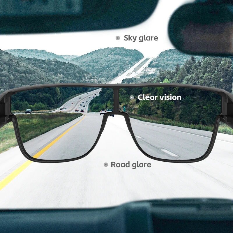 ROCKBROS Polarized Cycling Glasses UV400 Myopia Dual Wear