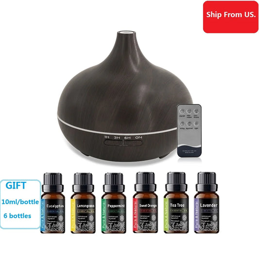 Miflame Ultrasonic Aromatherapy Diffuser With LED Night Lights