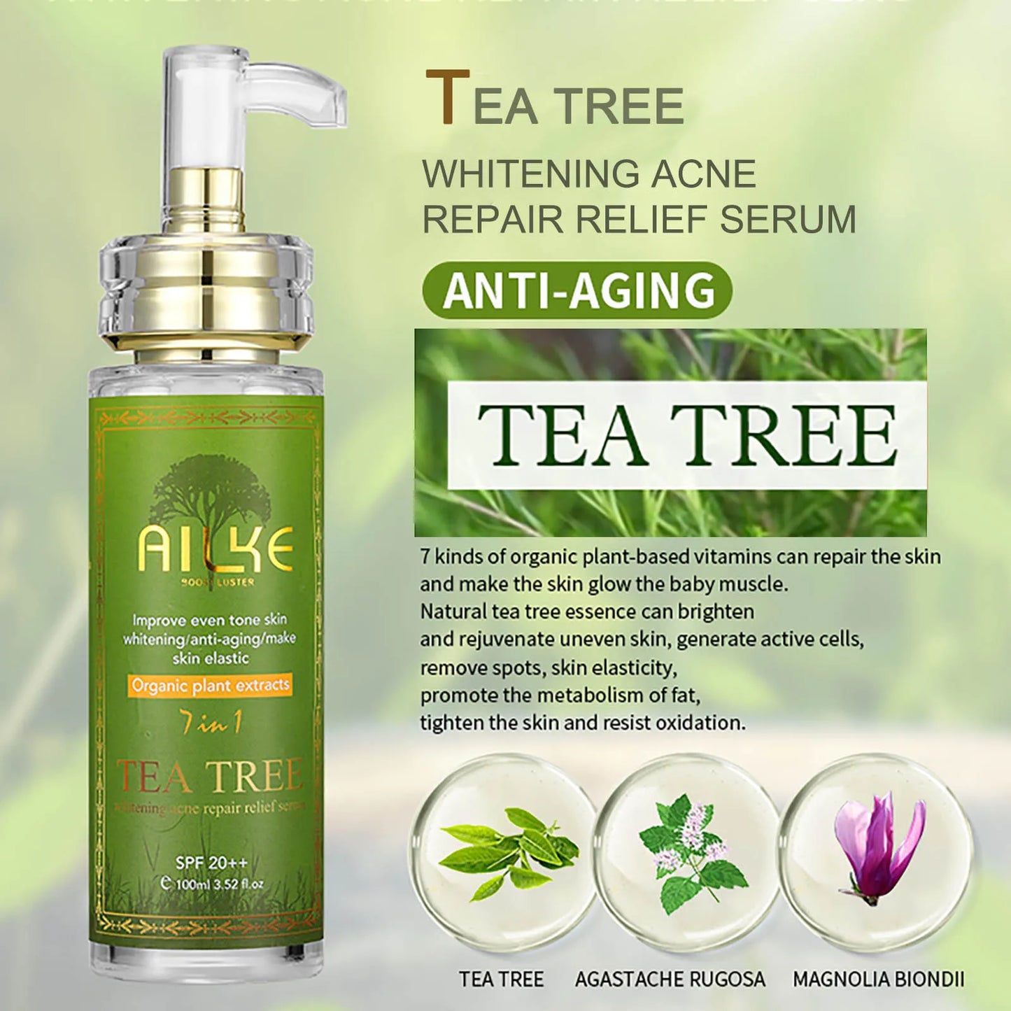 AILKE Hydrating Brightening Serum For Dark Spots And Fine Lines