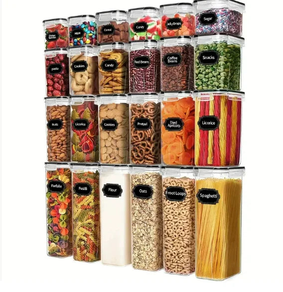 KYJG 24-Piece Airtight Food Storage Containers Set With Lids