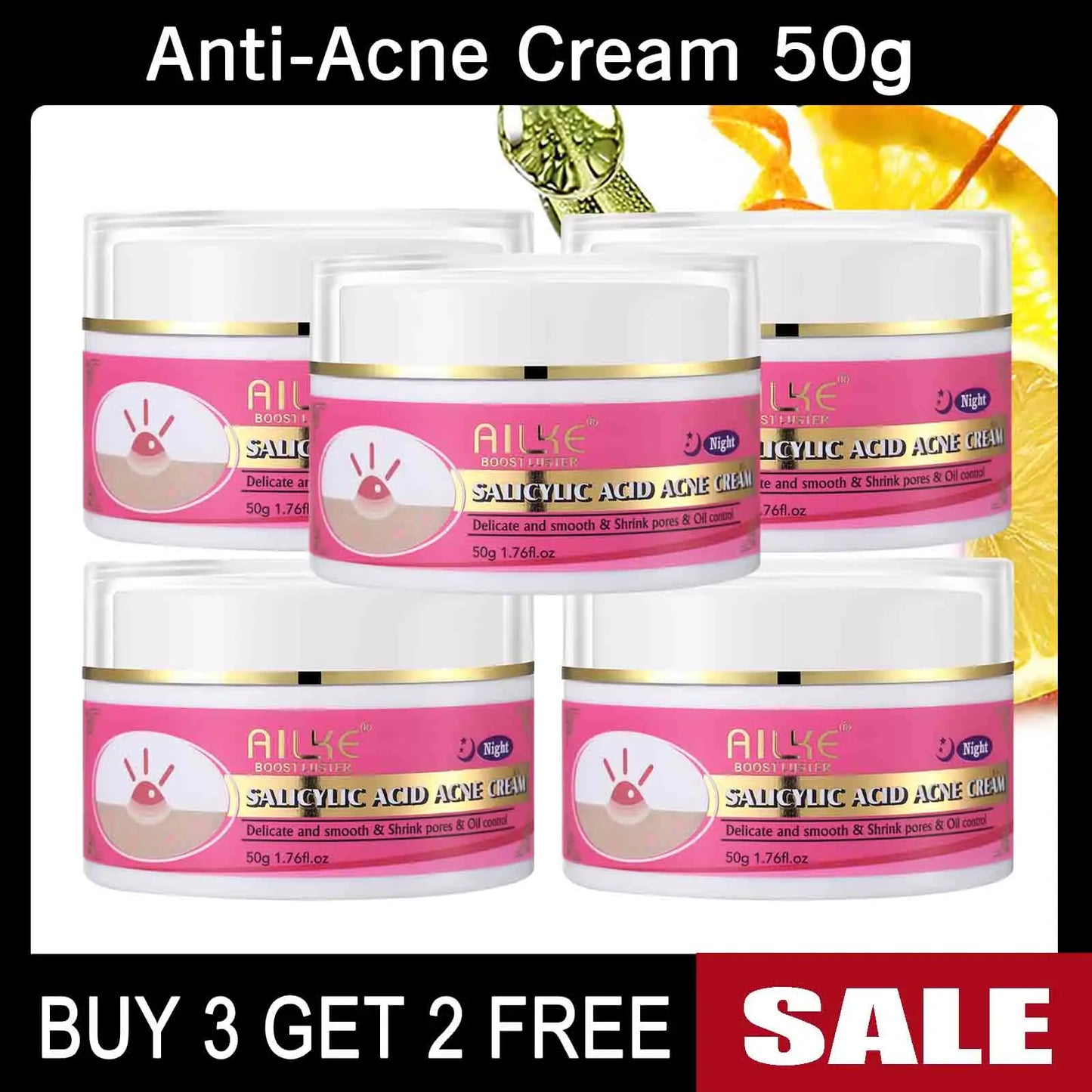 skin brightening set for acne stains moisturizing