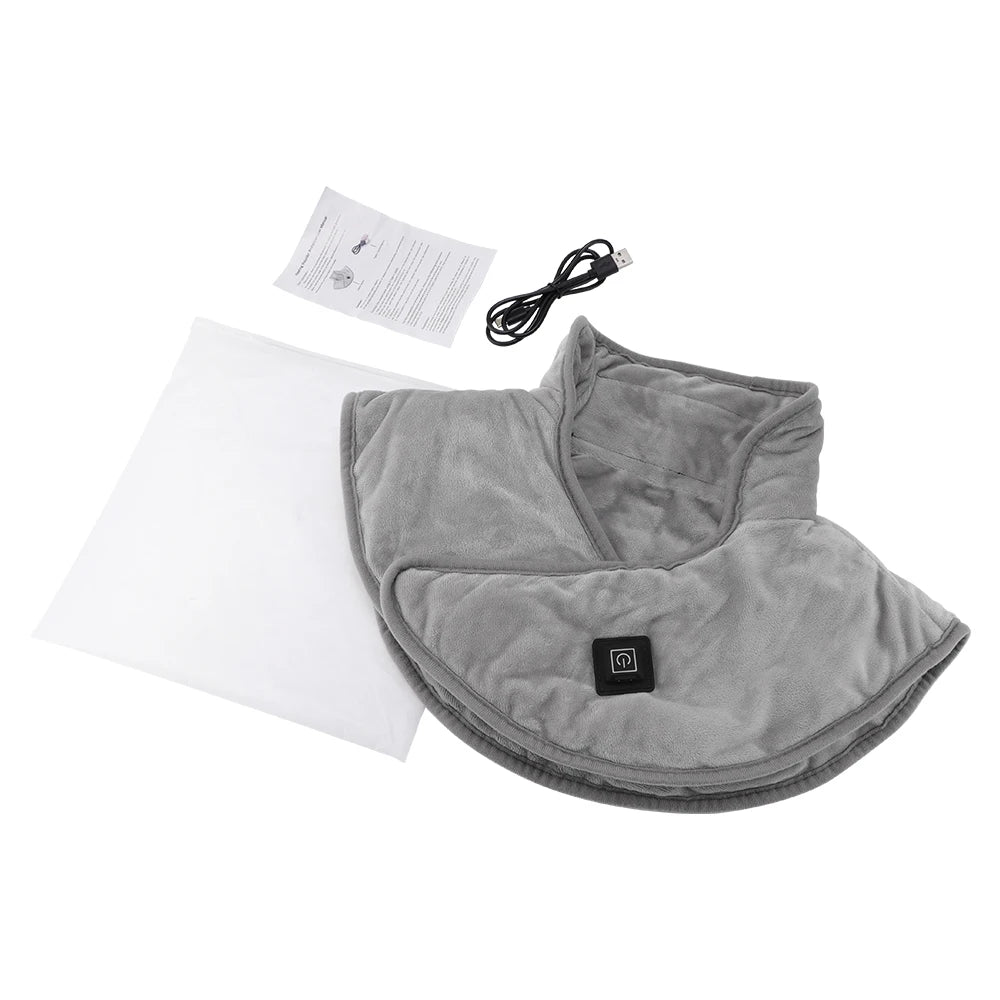 Electric Heating Shoulder Neck Pad Massager USB Threegear Heat Settings