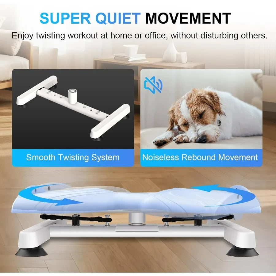 Waist Twister Machine Exercise Noiseless Ab Workout Fitness Tool 330Lbs