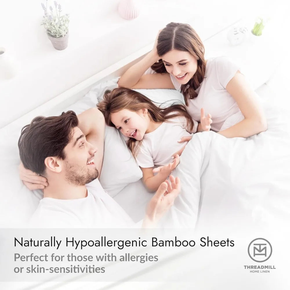 Bamboo Sheet Set 4 Piece Silky Soft Breathable Cooling