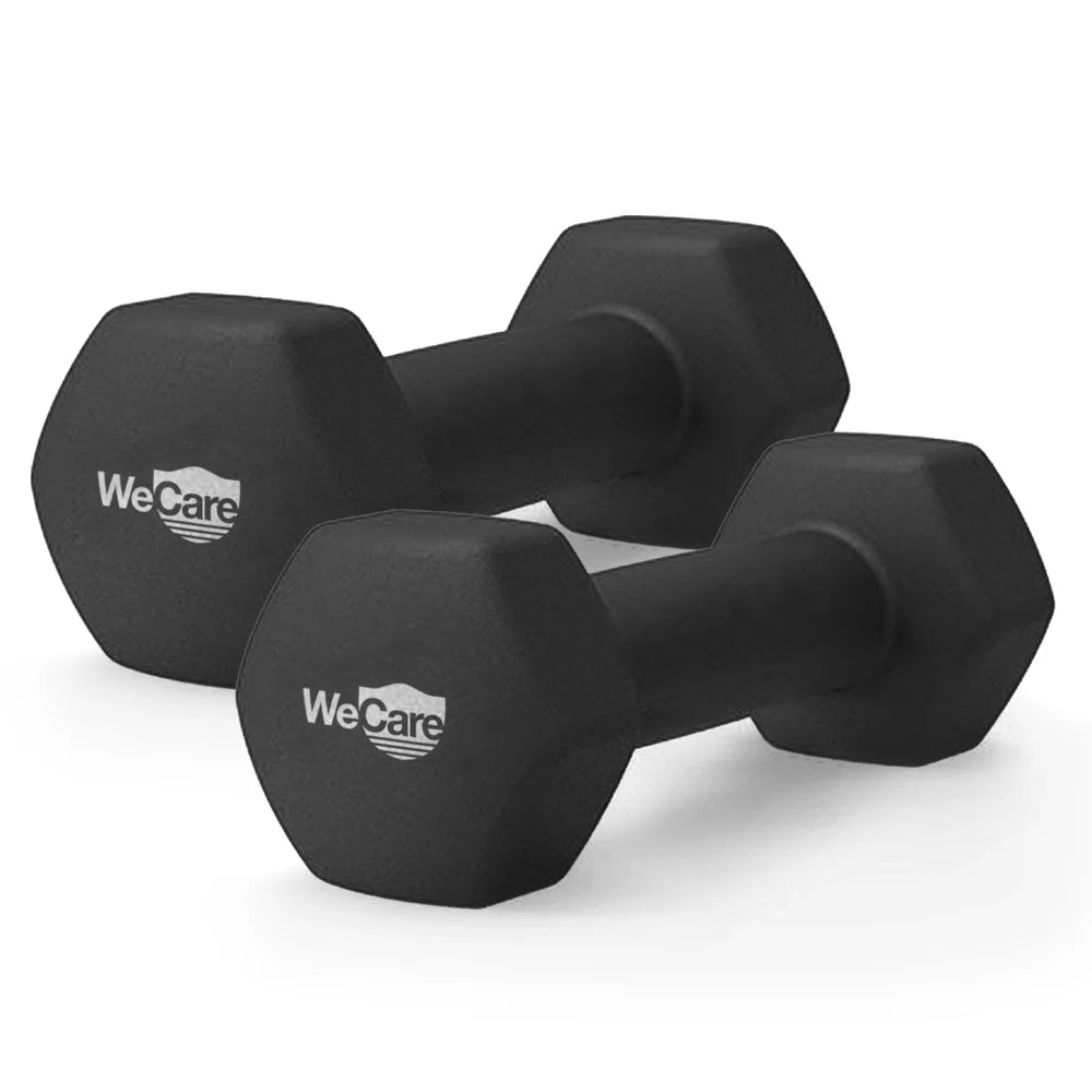 2lb Neoprene Hex Dumbbell Pair Anti Slip Ergonomic Home Gym