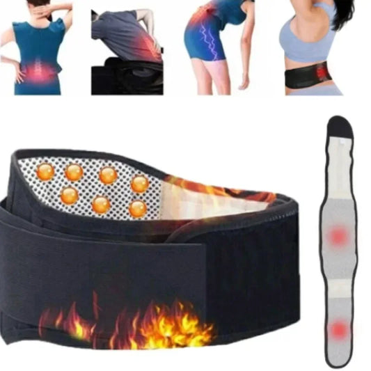 NONED Tourmaline Self Heating Magnetic Therapy Lumbar Waist Belt