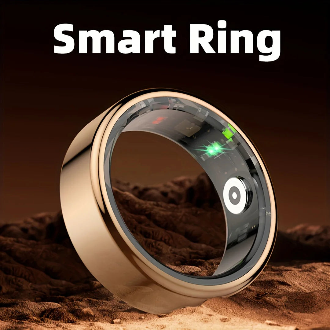 Smart Ring Activity Tracker Stainless Steel Wireless Step Counter