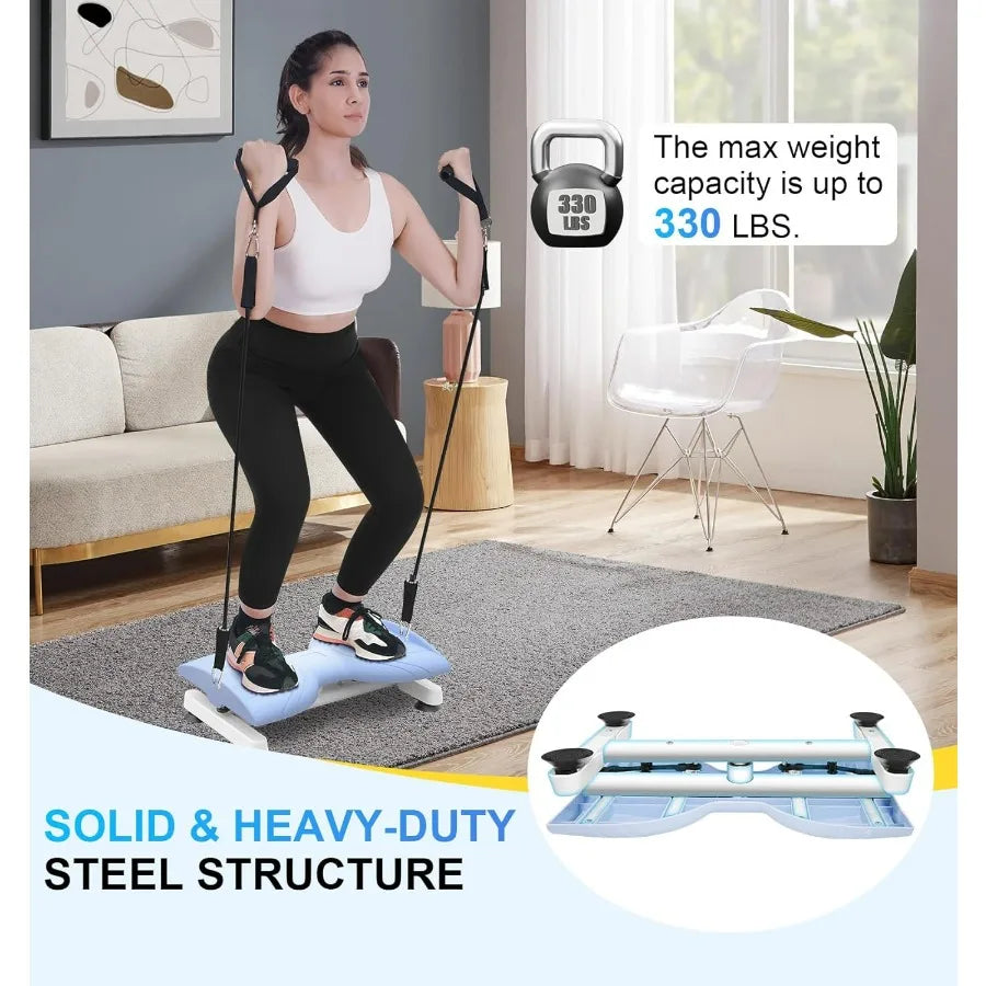 Waist Twister Machine Exercise Noiseless Ab Workout Fitness Tool 330Lbs