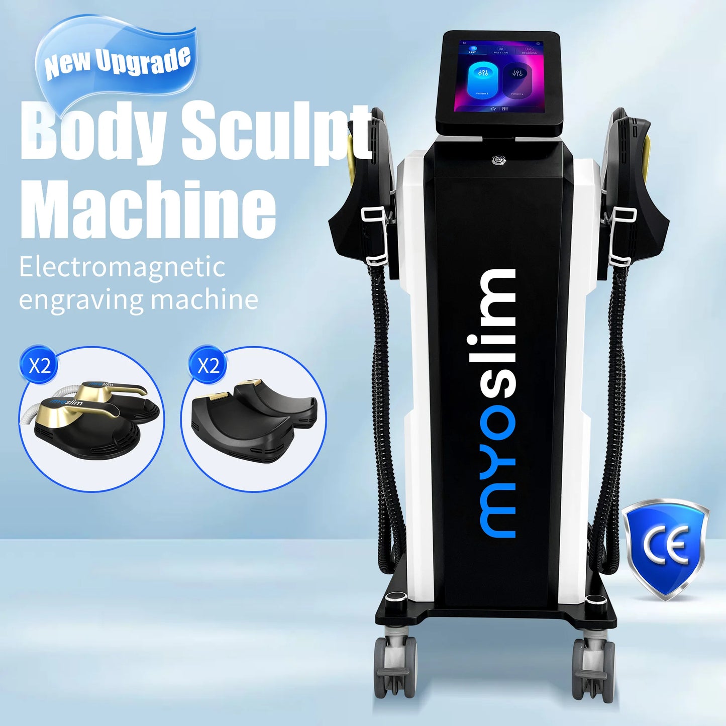 Myoslim Neo EMS Body Sculpt Machine Full Body Massager With 5 Handles