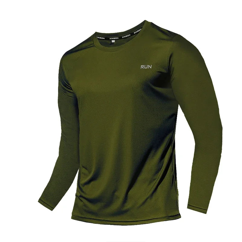 ice silk long sleeve quick dry t shirt