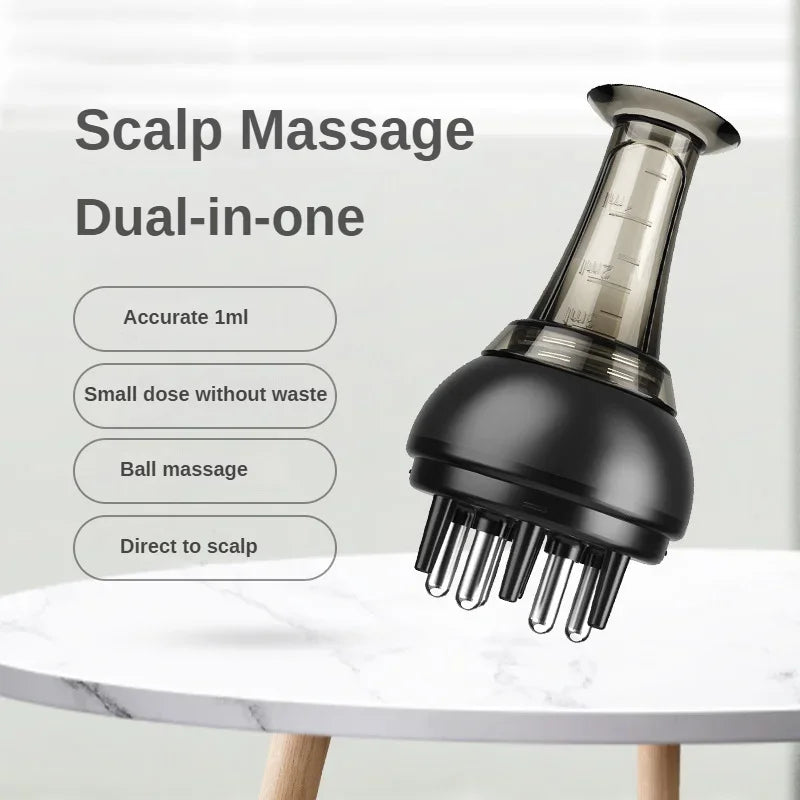 Mini Portable Scalp Applicator Massage Comb for Hair Growth Serum