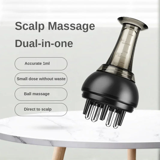 Mini Portable Scalp Applicator Massage Comb for Hair Growth Serum