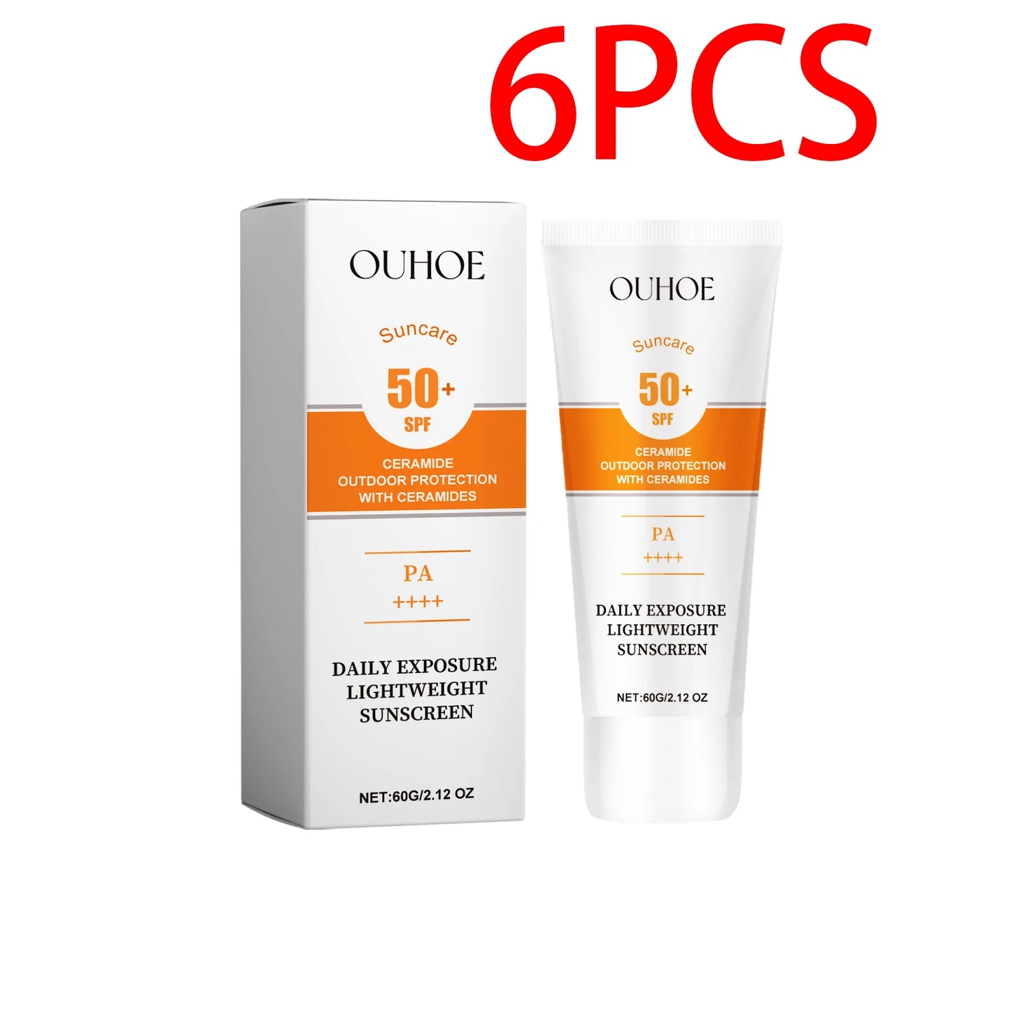 Ouhoe Sunscreen SPF50 Protective Cream Waterproof Moisturizing Face Body Blocker