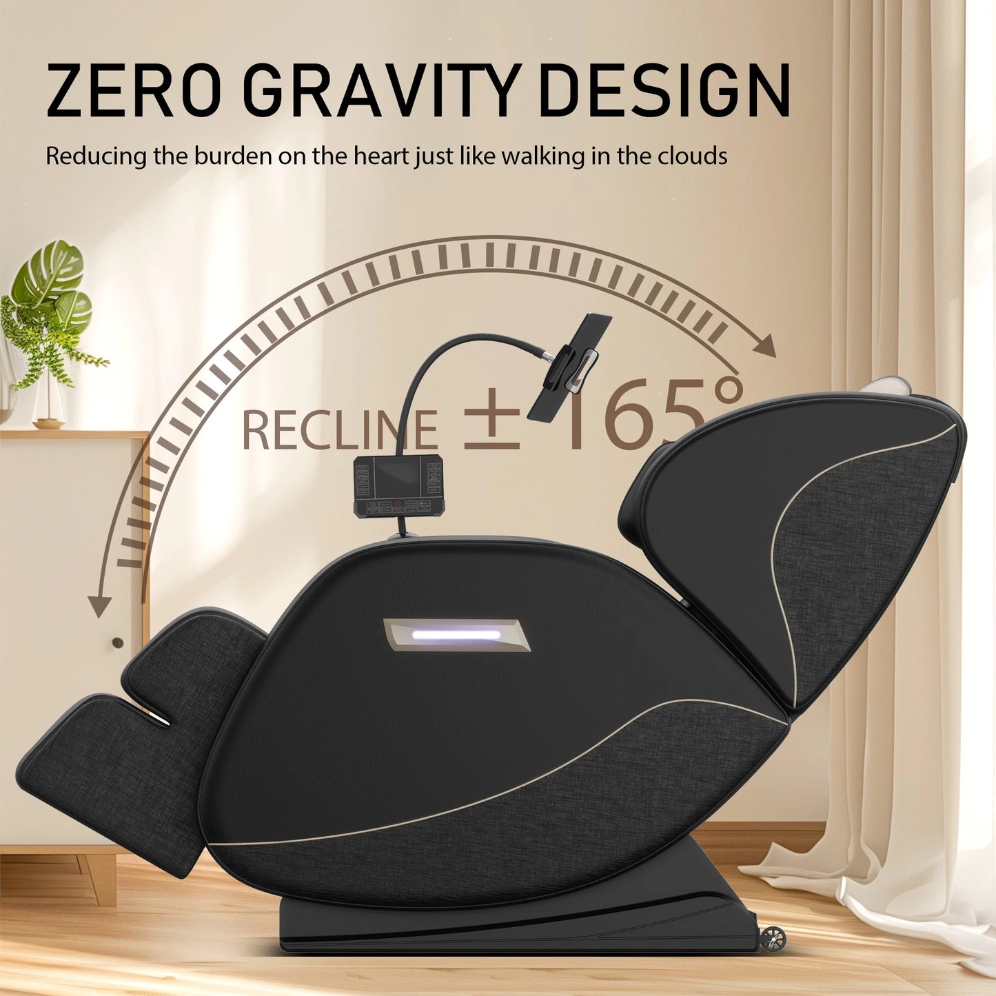 zero gravity full body massage chair with foot roller