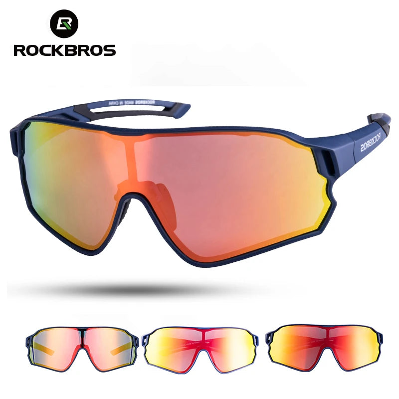 ROCKBROS Polarized Cycling Glasses for MTB Road Bikes UV400 Protection