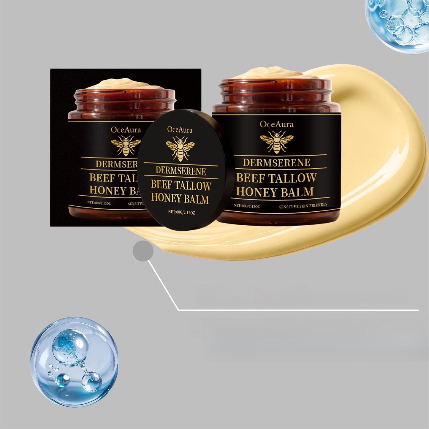OCEAURA Hyaluronic Acid Moisturizing Cream For All Skin Types