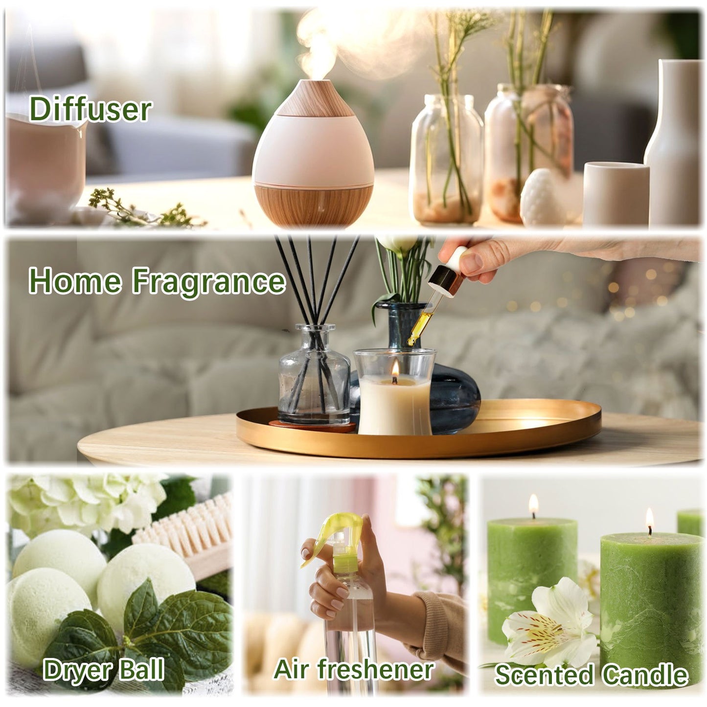 TOTATUIT Essential Oils Set For Diffuser And Candle Making